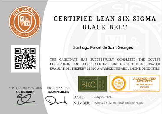 SixSigma Black Belt